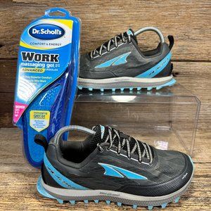 Altra Superior 3.0 Trail Hiking Running Blue Shoes AFW1753F-4 with New Insoles